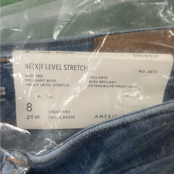 NWT- American eagle women’s next level stretch mid rise jegging. - Picture 2 of 5